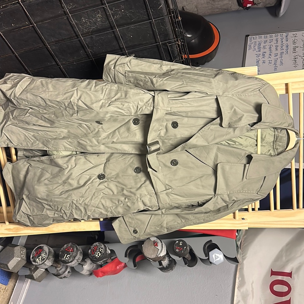 Original, never worn USMC All weather/Rain trench coat